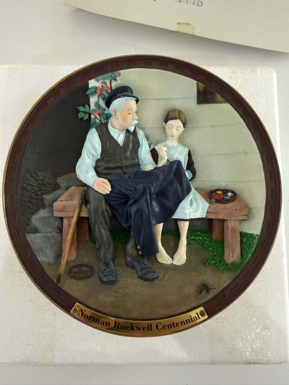 The Norman Rockwell Gallery The Lighthouse Keeper's Daughter 3D Collector Plate